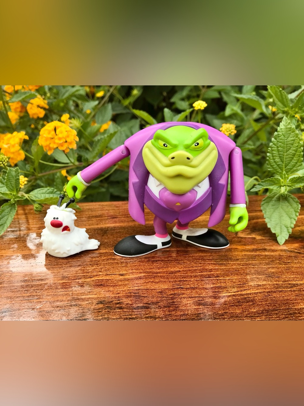 DANGER MOUSE Posable Baron Greenback & His Pet Nero Toy Action Figure Toys R Us